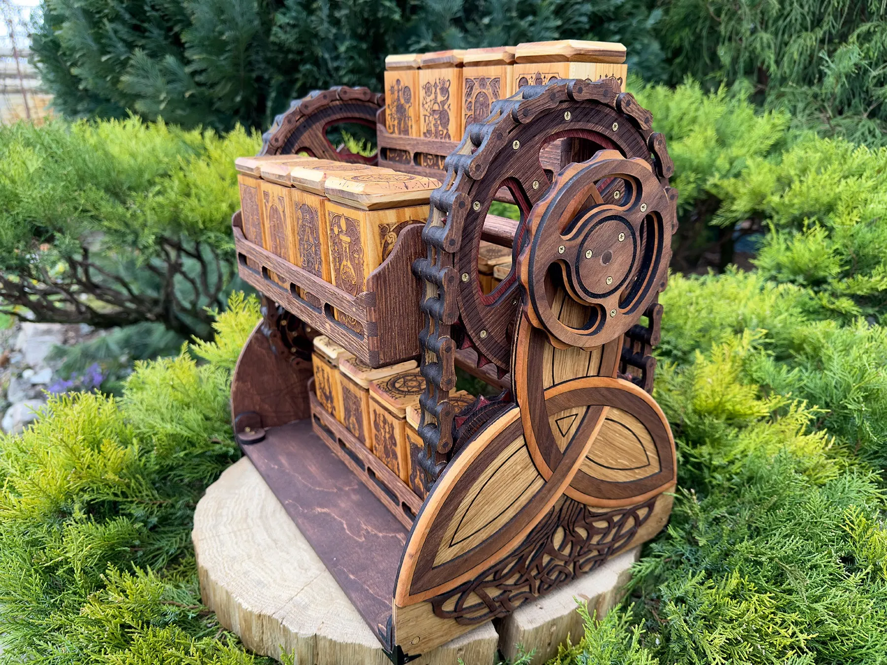 Alchemy Spice Carousel: carousel installed outdoors