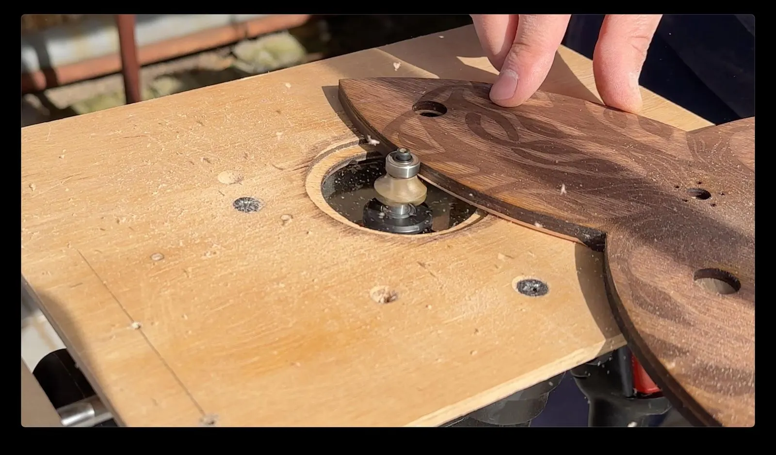 Alchemy Spice Carousel: gluing the slatted carrier drum