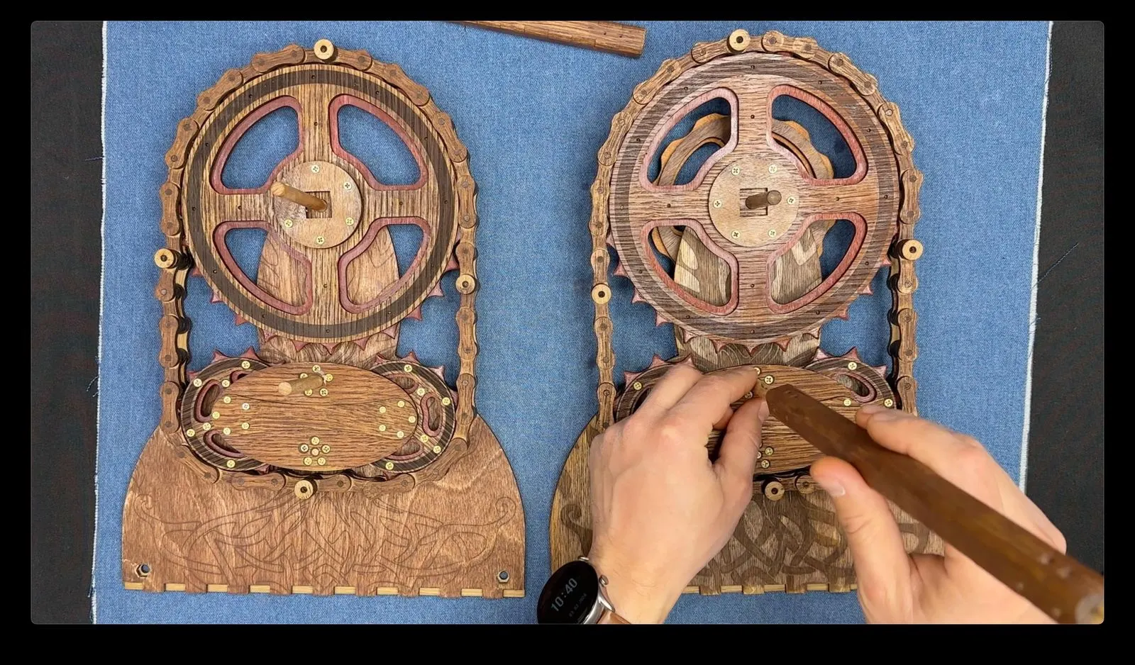 Alchemy Spice Carousel: gluing the lower support frame