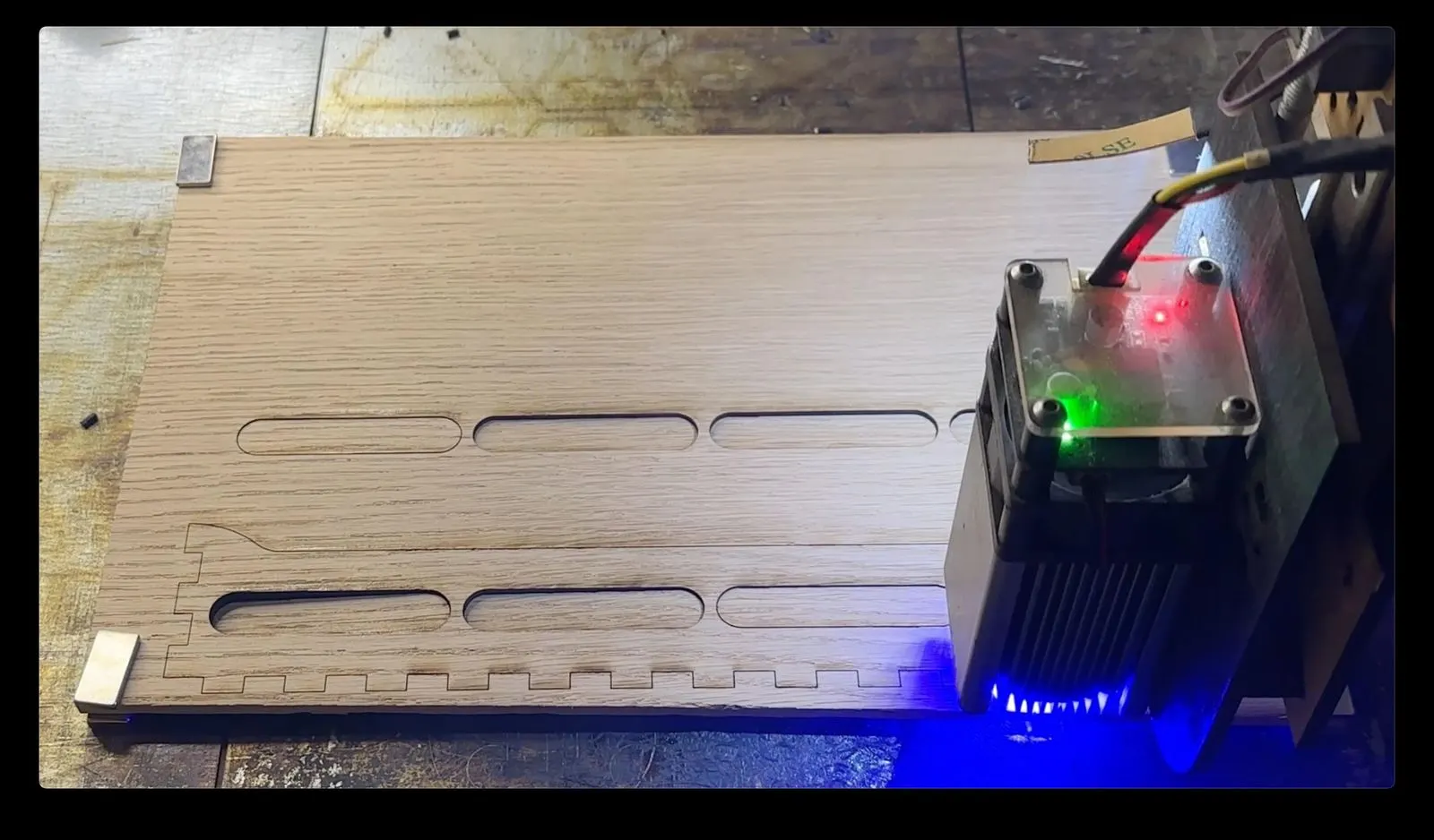 Alchemy Spice Carousel: engraving the spice-box panels