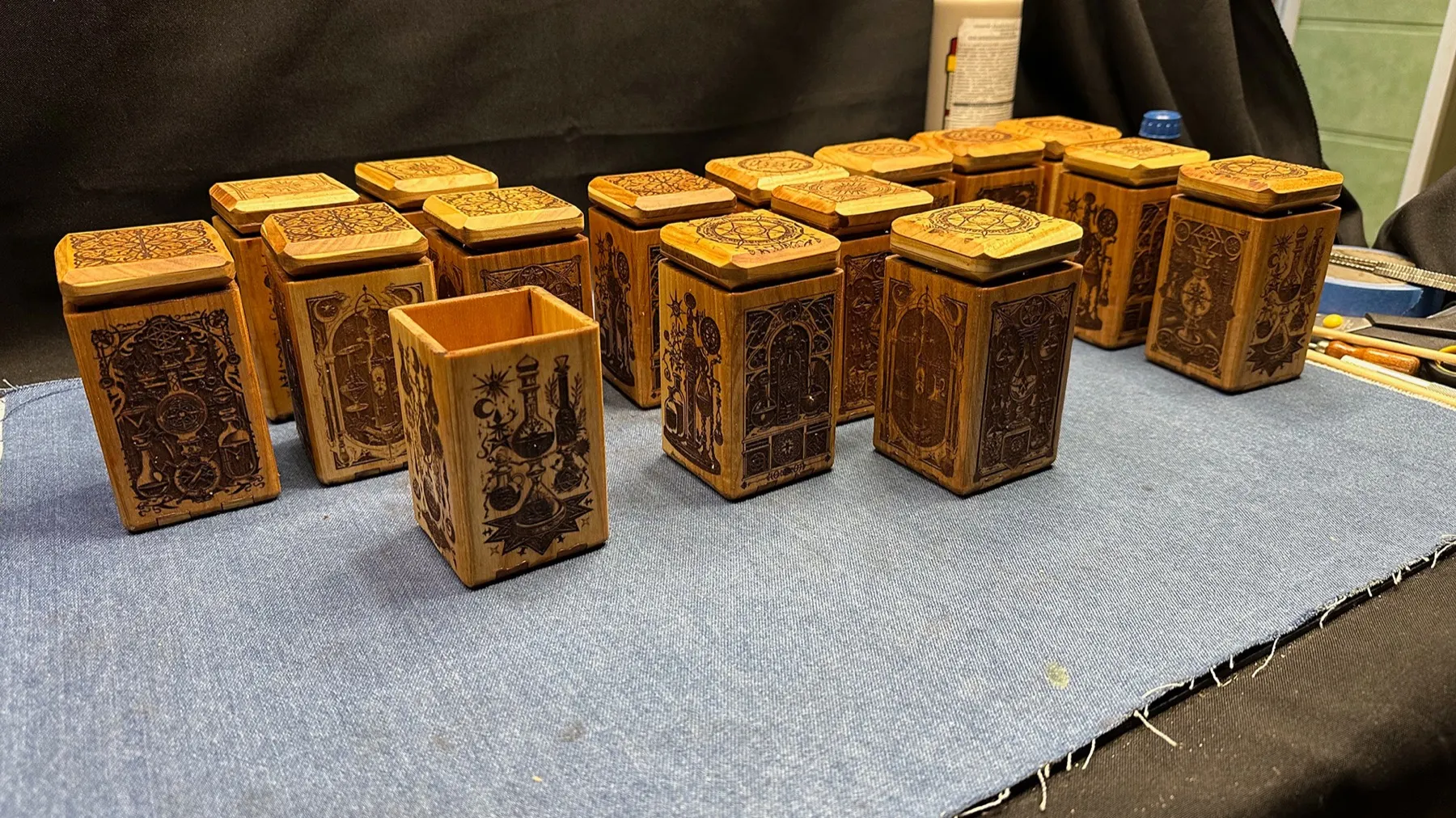 Alchemy Spice Carousel: complete collection of spice boxes