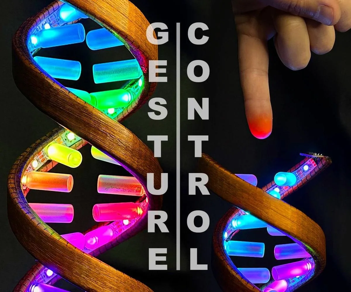 Gesture-Controlled DNA Lamp