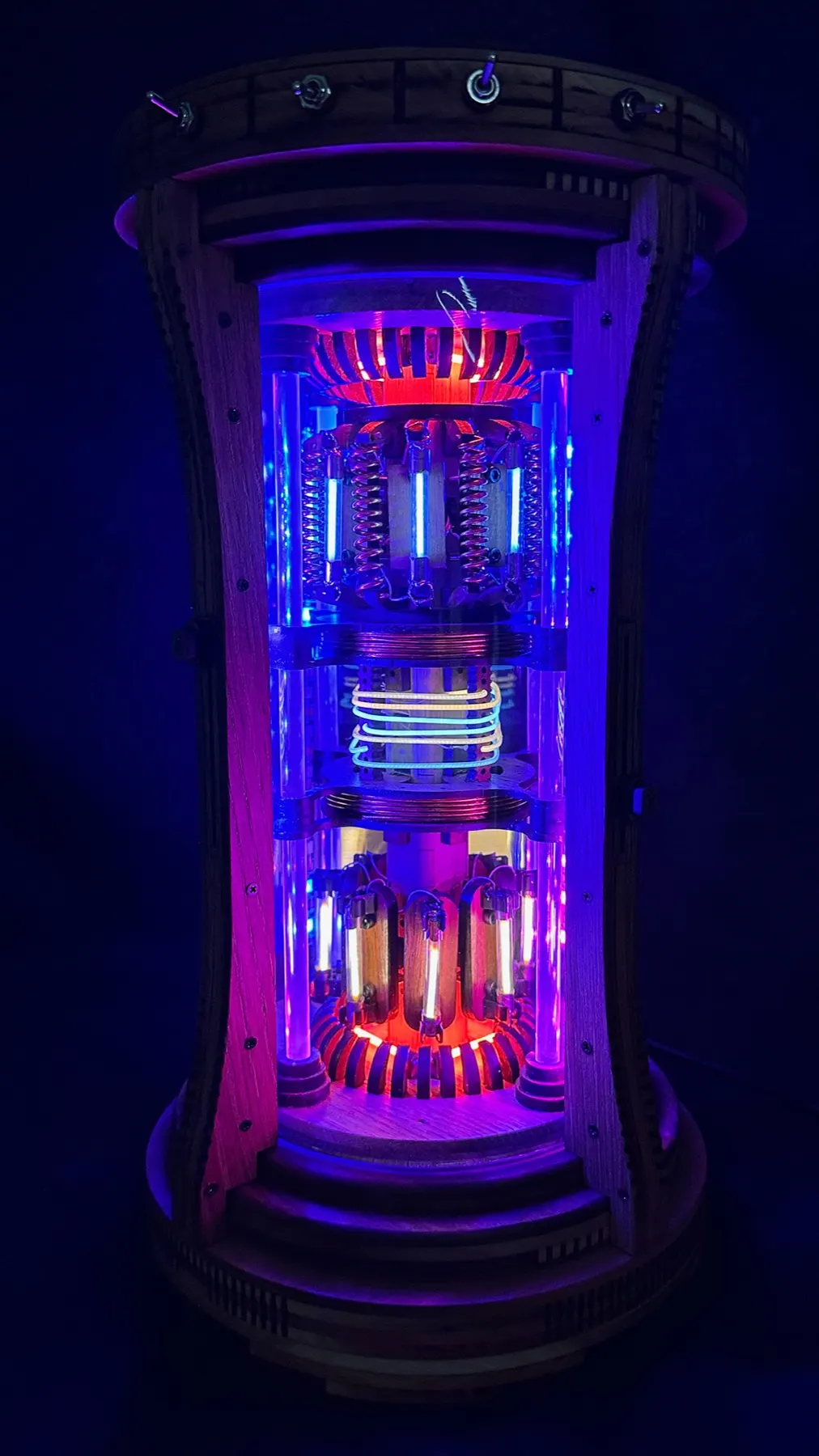 Wooden Reactor Simulator: purple operating sequence