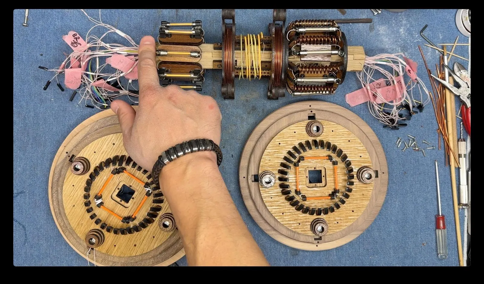 Wooden Reactor Simulator: joining the reactor modules