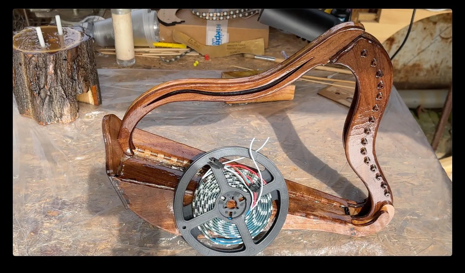 Animated Wooden Fountain: pump controller and power hardware